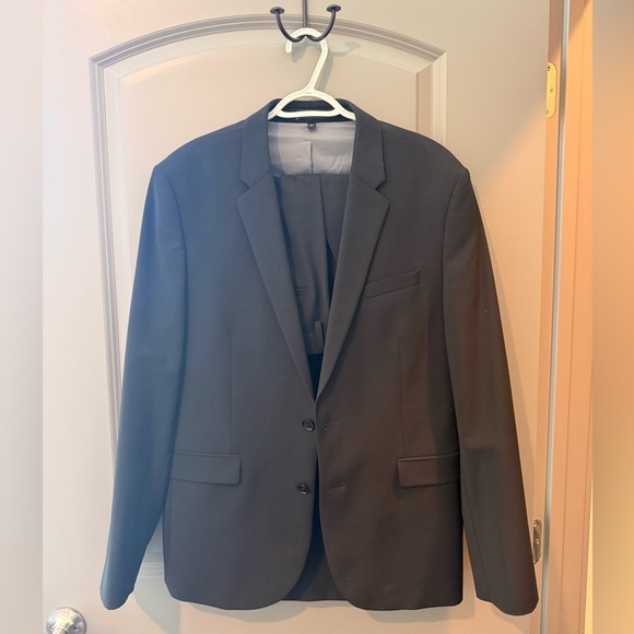 Express Men's Black Suit (Extra Slim)